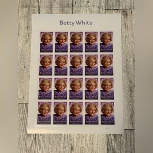 20 Betty White Commemorative USPS Forever Stamps
